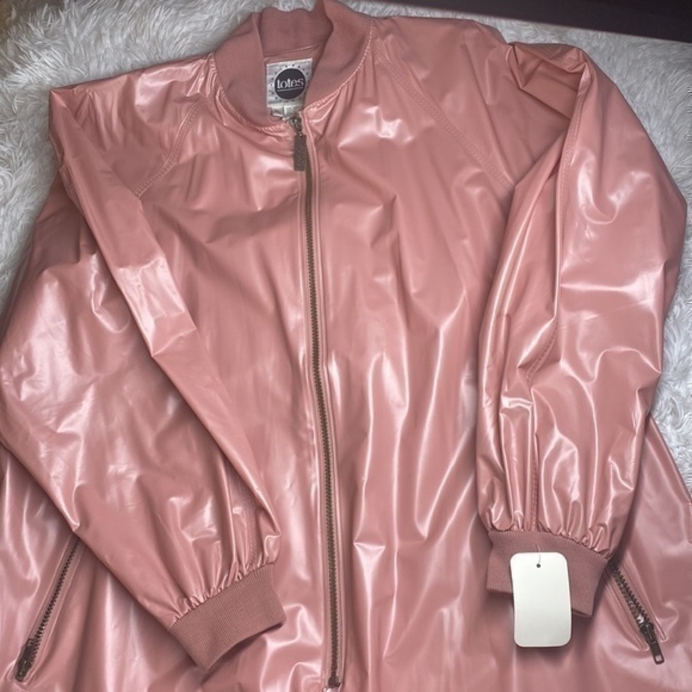 Vintage Totes Pink Raincoat M/L NWT